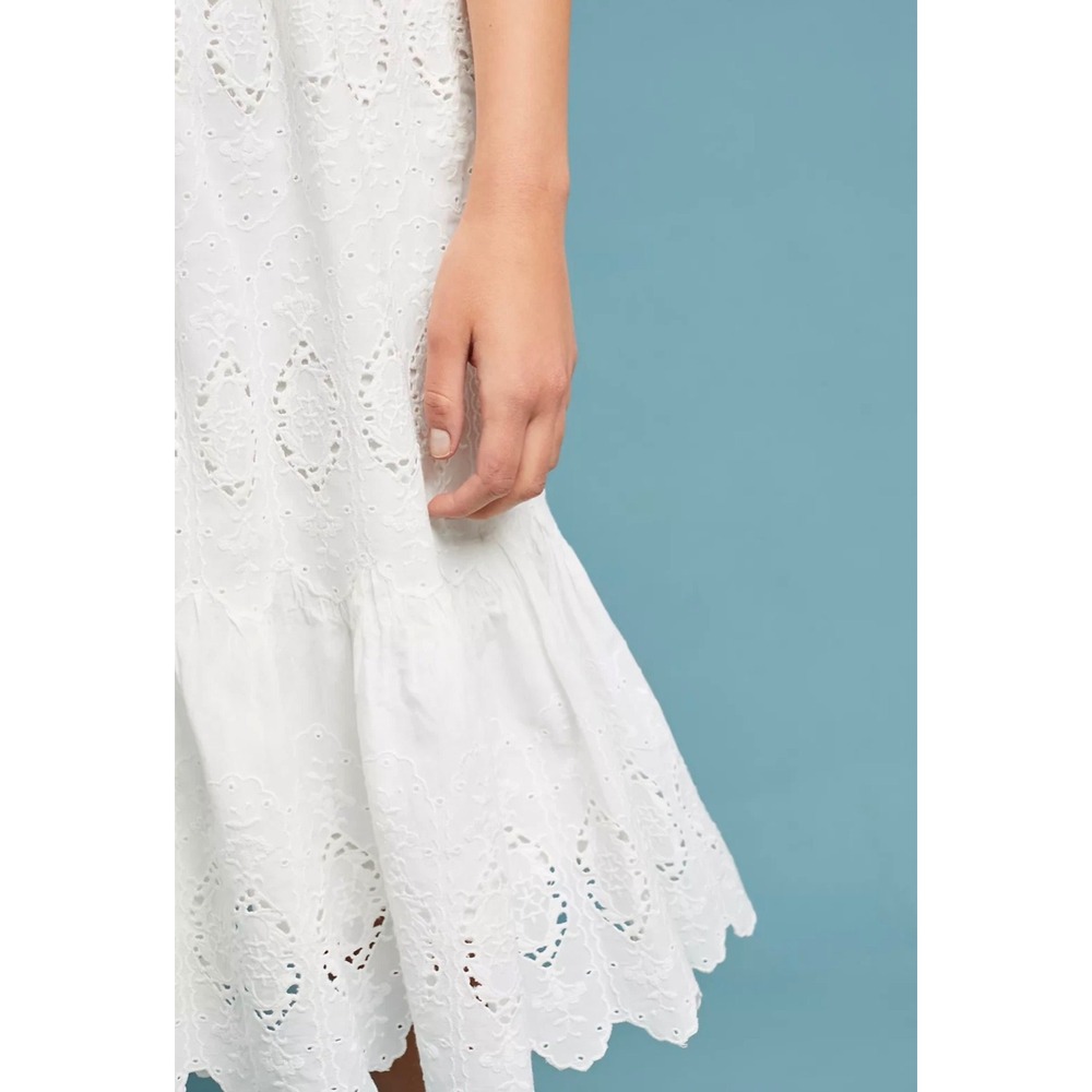 Anthropologie Eyelet Dress NWT Women's 8 Cottagecore Boho Maeve Festival Lace - Picture 3 of 13